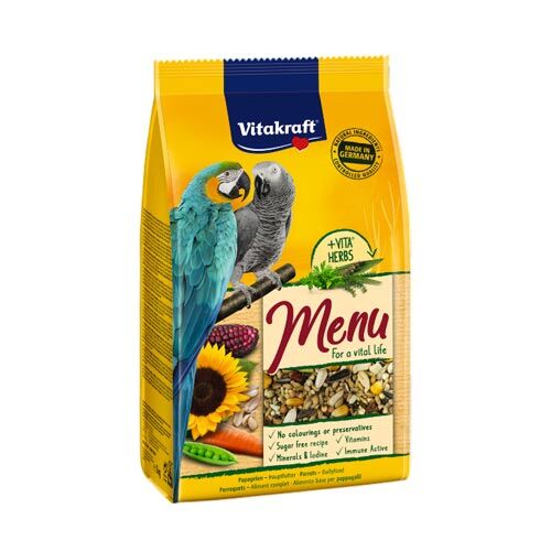 Vitakraft: Premium Menü für Papageien  1 kg