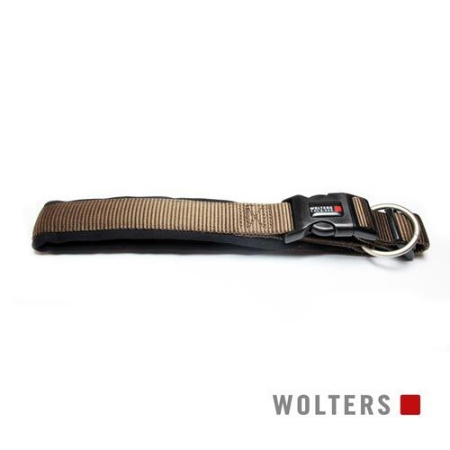 Wolters Cat & Dog Halsband Professional Gr. -1 20-24cm x 15mm  tabac/schwarz