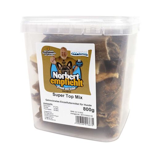 Norbert empfiehlt Dog Snack Super Top Mix 800g