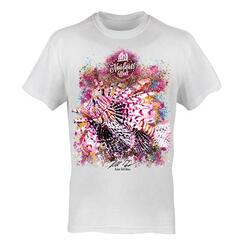 T-Shirt Rundhals Motiv Rotfeuerfisch 1