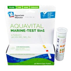 Aquarium Münster Aquavital Marine-Test 5in1 50 Sticks Meerwasser