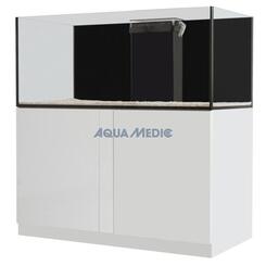 Aqua Medic: Xenia 130 Meerwasseraquarium mit Unterschrankfiltersystem 425 l  Weiß