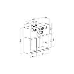 Aqua Medic Armatus 450 Rahmenloser Meerwasser Komplettaquarium Weiß  375 l Bild 2