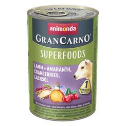 Animonda GranCarno Superfoods Lamm Amaranth Cranberries Lachsöl 400g