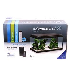 Aquatlantis Advance LED 60 Aquarien Set Schwarz