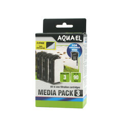 Aquael: Media Pack 3 fr VersaMax Mini 2-Stage Basic Woll & Sponge  3 Stck