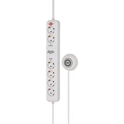 Brennenstuhl Eco-Line Comfort Switch Plus EL CSP 24 Steckdosenleiste 6-fach weiß