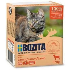 Bozita Feline Häppchen in Gelee mit Lamm, Nassfutter für Katzen 370g