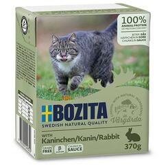 Bozita Feline Häppchen in Soße mit Kaninchen, Nassfutter für Katzen 370g