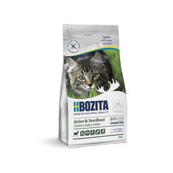 Trockenfutter Katze Bozita Active & Sterilised mit Lamm Getreidefrei 400g