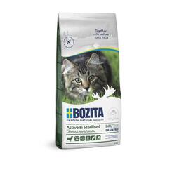 Trockenfutter Katze Bozita Active & Sterilised mit Lamm Getreidefrei 2kg