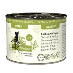 Catz Finefood Classic Kitten N°05 Lachs & Geflügel  200 g