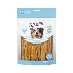 Dokas Hühnerbrust in Streifen  250g Snack für Hunde