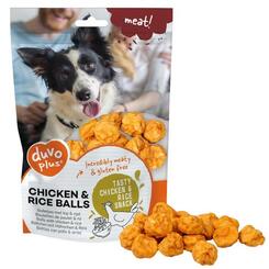 Duvo+ meat Chicken & Rice Balls Ergänzungsfuttermittel für Hunde 180g