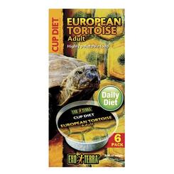 Exo Terra: Cup Diet European Tortoise  6 Pack / 360 g