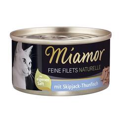 Miamor: Feine Filets naturelle Skipjack-Thunfisch  80 g