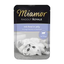 Miamor Ragout Royale in Jelly mit Rind für Kitten  100 g