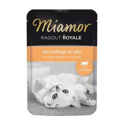 Miamor Ragout Royale in Jelly mit Geflügel mit Kitten 100 g
