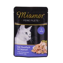 Miamor: Feine Filets in Jelly Thunfisch & Calamaris  100 g