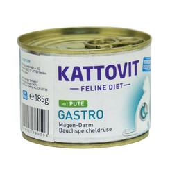 Kattovit Feline Diet Gastro mit Pute  185 g