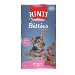 Rinti: Extra Bitties Puppy mit Huhn & Ente  75g