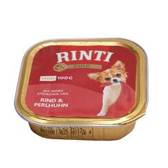 Rinti: Gold Mini Rind & Perlhuhn  100 g