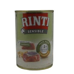 Rinti Sensible 100% Pute + Kichererbsen, Nassfutter für Hunde, 400g