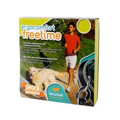 Ferplast: Ergocomfort freetime Gürtel & Leine & Tasche für Hunde