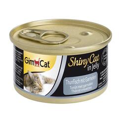 Gimcat in Jelly Shiny Cat Thunfisch mit Garnelen  70 g