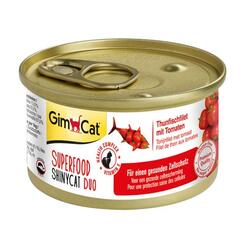 GimCat Superfood ShinyCat Duo Thunfischfilet mit Tomaten  70g