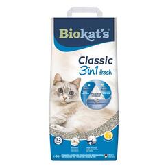 Biokat's: Classic fresh 3in1 Cotton Blossom Klumpstreu, 10 Liter