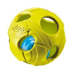 Nerf Dog Illuma Action LED Bash-Ball ø 6,4 cm grün Hundespielzeug