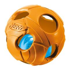 Nerf Dog Illuma Action LED Bash Ball  ø 9 cm orange Hundespielzeug