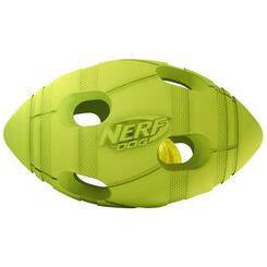 Nerf Dog Illuma Action LED Bash-Football  ø 10 cm grün Hundespielzeug
