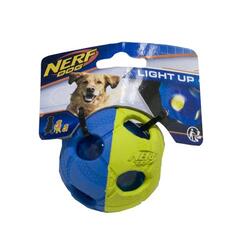 Nerf Dog Iluma Action LED Ball S 6,4 cm  grün/rot