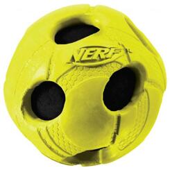 Nerf Dog Wrapped Squeak Bash Ball ø 8,9 cm grün Hundespielzeug