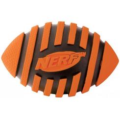 Nerf Dog Squeak Spiral Footbal Gummi-Ball ø 8,2cm orange Hundespielzeug