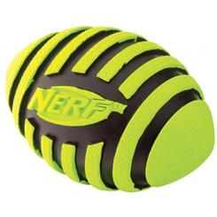 Nerf Dog Squeak Spiral Footbal Gummi-Ball ø 8,2cm grün Hundespielzeug