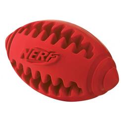 Nerf Dog Tether Football Gummiball für die Zahnreinigung ø 12,7 cm rot