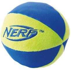 Nerf Dog Squeaker Football Nylon-Ball ø 12 cm grün/blau Hundespielzeug