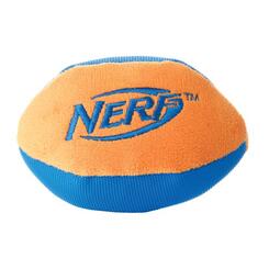 Nerf Dog Nylonfootball mit Squeaker orange/blau ca. 13cm Hundespielzeug