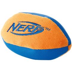 Nerf Dog Nylonfootball mit Squeaker 17,5 cm orange/blau Hundespielzeug