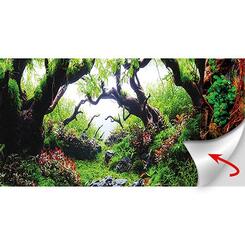 Hobby selbstklebende Fotorückwand Green Dream/Wood Sky 120x50 cm