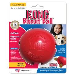 Kong Hundespielzeug Biscuit Ball S rot  7cm