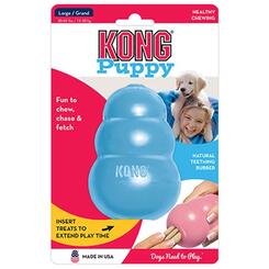 Kong Hundespielzeug Puppy L blau  10cm