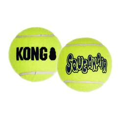 Kong Squeak Air 2 Tennisbälle gelb  Ø 8 cm 