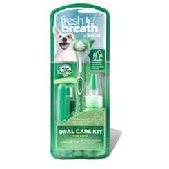 TropiClean Fresh Breath Oral Care Kit für kleine Hunde 