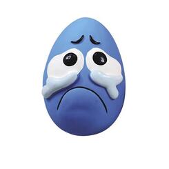 Nobby Emotion Eggs ca 11cm blau