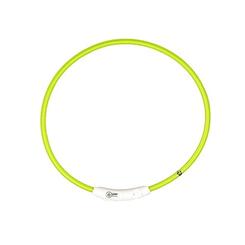 Duvo+ Flash Ring Nylon grün für Hunde S