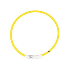 Duvo+ Flash Ring Nylon gelb für Hunde S